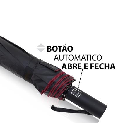 Imagem de Guarda Chuva Automático Grande Com Proteção Solar Sombrinha 1053A