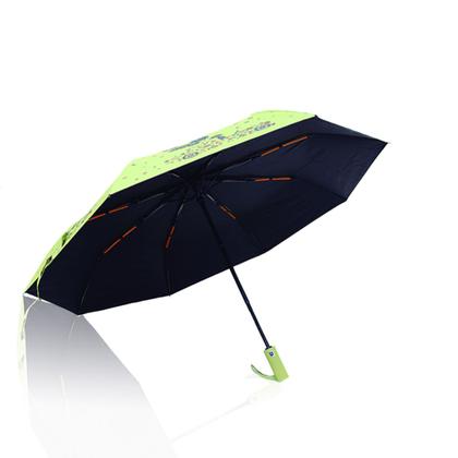 Imagem de Guarda Chuva Automático Hastes Duplas Reforçado Contra Vento Com Proteção Solar Blackout Cabe Na Bolsa / 1058A