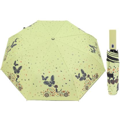 Imagem de Guarda Chuva Automático Hastes Duplas Reforçado Contra Vento Com Proteção Solar Blackout Cabe Na Bolsa / 1058A