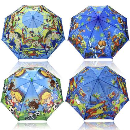 Guarda Chuva Automático Infantil Masculino Menino Carros Motos Avião ...