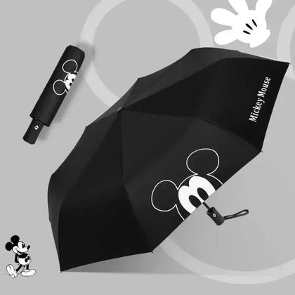 Imagem de Guarda-chuva Automático Kawaii Do Mickey Mouse Para Crianças, Protetor Solar, Dupla Utilização,