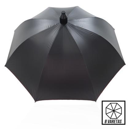 Imagem de Guarda Chuva Automático Preto Tecido Duplo Grande Reforçado 7008
