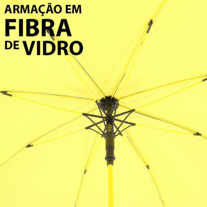 Imagem de Guarda Chuva Automático Preto Tecido Duplo Grande Reforçado 7008