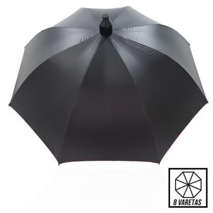 Imagem de Guarda Chuva Automático Preto Tecido Duplo Grande Reforçado 7008