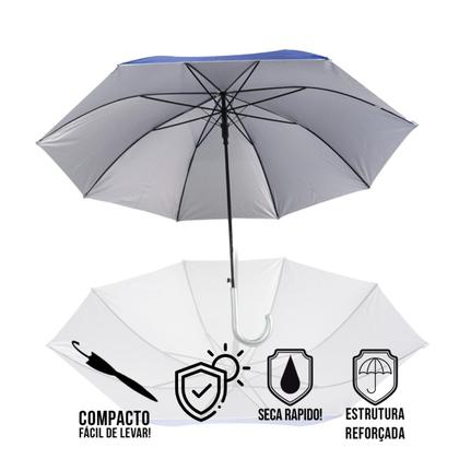 Imagem de Guarda Chuva Automático Reforçado Copinho E Proteção Solar  0213
