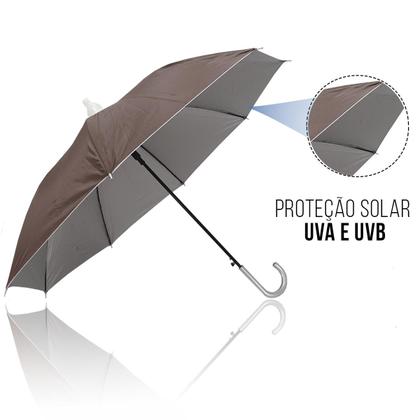 Imagem de Guarda Chuva Automático Reforçado Copinho E Proteção Solar  0213