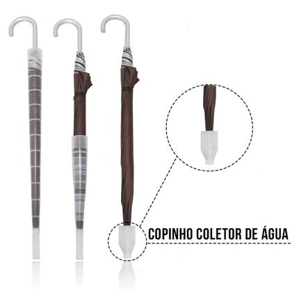 Imagem de Guarda Chuva Automático Reforçado Copinho E Proteção Solar  0213