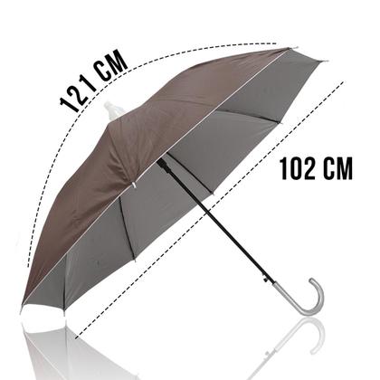Imagem de Guarda Chuva Automático Reforçado Copinho E Proteção Solar  0213