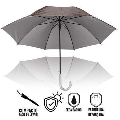 Imagem de Guarda Chuva Automático Reforçado Copinho E Proteção Solar  0213