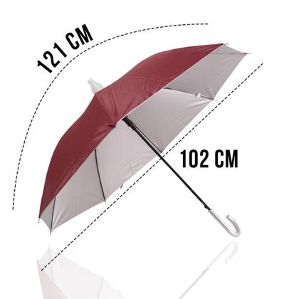 Imagem de Guarda Chuva Automático Reforçado Copinho e Proteção Solar l 0213 copinho