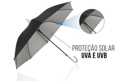 Imagem de Guarda Chuva Automático Reforçado Copinho e Proteção Solar l 0213 copinho