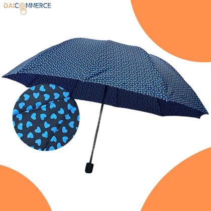 Imagem de Guarda-Chuva de Coração Grande Sombrinha Cabe Na Bolsa Resistente Reforçado 