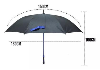Imagem de Guarda Chuva Fibra de Vidro Automático Grande Reforçado CS-6062