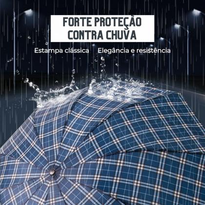 Imagem de Guarda-chuva Individual Compacto Portátil Xadrez Clássico Capa Protetora à Prova D'água