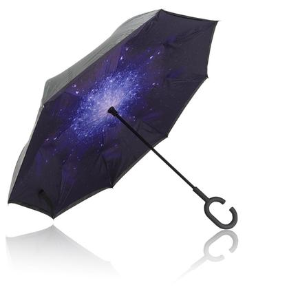 Imagem de Guarda Chuva Invertido Reforçado Tecido Duplo  Invertido Estampado