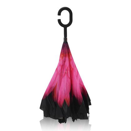 Imagem de Guarda Chuva Invertido Reforçado Tecido Duplo  Invertido Estampado