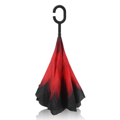 Imagem de Guarda Chuva Invertido Reforçado Tecido Duplo  Invertido Estampado