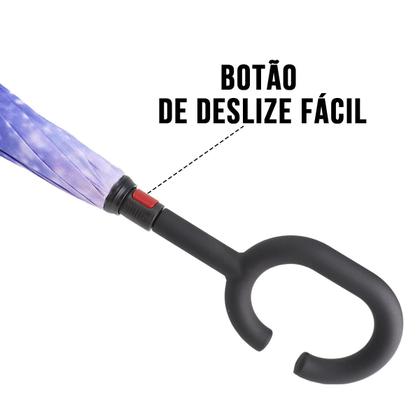 Imagem de Guarda Chuva Invertido Reforçado Tecido Duplo  Invertido Estampado