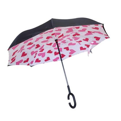 Imagem de Guarda Chuva Invertido Tecido Duplo Impermeável Reforçado Sombrinha