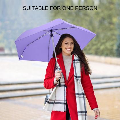 Imagem de Guarda-chuva LEAGERA Compact Travel 42 polegadas Automatic Violet