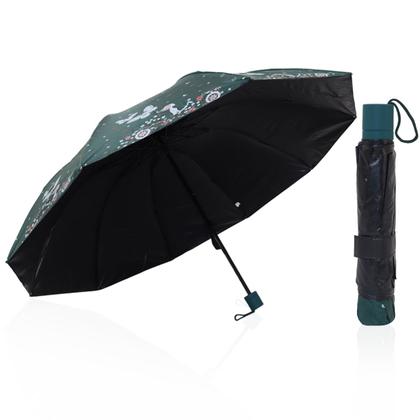 Imagem de Guarda chuva Reforçado com Proteção Solar Grande Amplitude Tecido Resistente Cabe na Bolsa Abertura Manual - BORBOLETA