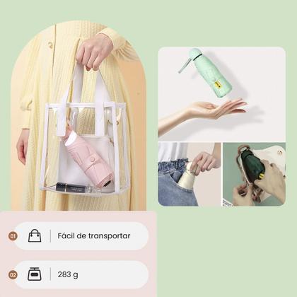 Imagem de Guarda Chuva Reforçado De Bolso Cápsula Portátil Anti UV Top