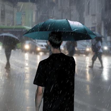 Imagem de Guarda-chuva Sombrinha Colorido Pequeno com Proteção UV Conforto Térmico