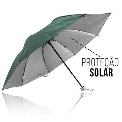 Imagem de Guarda Chuva Sombrinha Com Proteção Solar UV Resistente Contra Vento Unissex Compacto Resistente Leve Confortavel / 1050