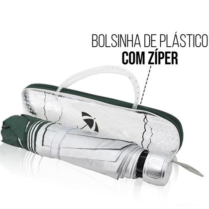 Imagem de Guarda Chuva Sombrinha Com Proteção Solar UV Resistente Contra Vento Unissex Compacto Resistente Leve Confortavel / 1050