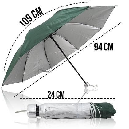 Imagem de Guarda Chuva Sombrinha Com Proteção Solar UV Resistente Contra Vento Unissex Compacto Resistente Leve Confortavel / 1050
