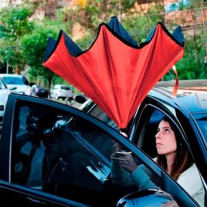 Imagem de Guarda Chuva Sombrinha Invertido 57cm Manual Dupla Face Color