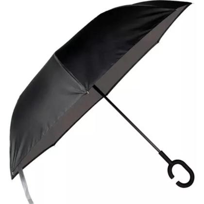 Imagem de Guarda Chuva Sombrinha Invertido 57cm Manual Dupla Face Color