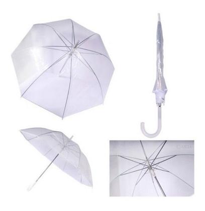 Imagem de Guarda Chuva Sombrinha Transparente Automático Reforçado 881