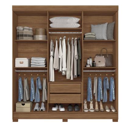 Imagem de Guarda-roupa 06 Portas 2 Gavetas Mdp Toledo