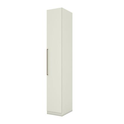 Imagem de Guarda Roupa 1 Porta e 6 Prateleiras Seletto Branco/Areia HP
