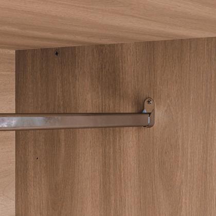 Imagem de Guarda Roupa 2 Portas com Cabideiro 2 Gavetas Hera CabeCasa MadeiraOriginals