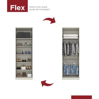 Imagem de Guarda Roupa 2 Portas com Cabideiro Seletto