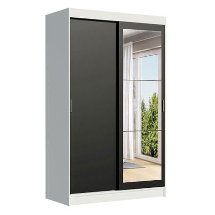 Imagem de Guarda-roupa 2 Portas de Correr com Espelho 2 Gavetas Madesa