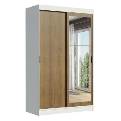 Imagem de Guarda-roupa 2 Portas de Correr com Espelho 2 Gavetas Madesa