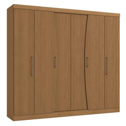 Guarda Roupa 240cm 06 portas e 03 gavetas M556 Kappesberg - Guarda