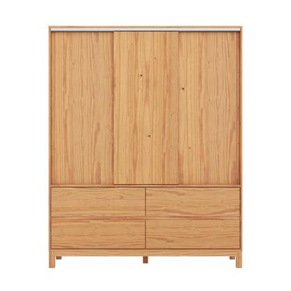 Imagem de Guarda-roupa 3 Portas 4 Gavetas Square