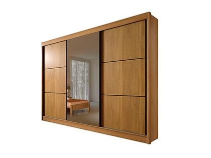 Guarda-Roupa 3 Portas c/Espelho Elegance - Alpoim Imagem de Guarda-Roupa 3 Portas c/Espelho Elegance
