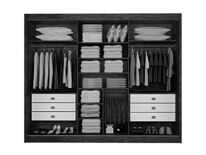 Guarda-Roupa 3 Portas c/Espelho Elegance - Alpoim Imagem de Guarda-Roupa 3 Portas c/Espelho Elegance
