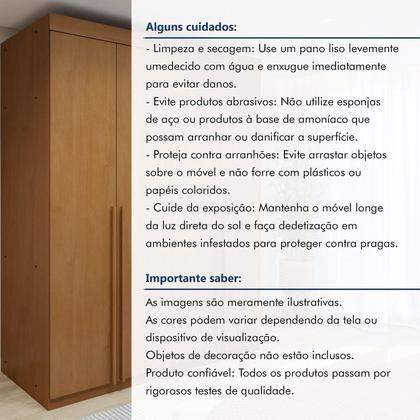 Imagem de Guarda-roupa 4 Portas 100% Mdf Versátil