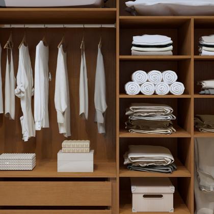 Imagem de Guarda-roupa 4 Portas 100% Mdf Versátil