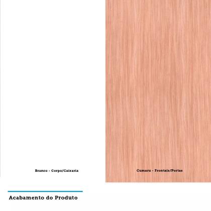Imagem de Guarda Roupa 4 Portas 3 Gavetas 159,2 cm com Vidro Reflecta Bronze Prime Luciane Móveis
