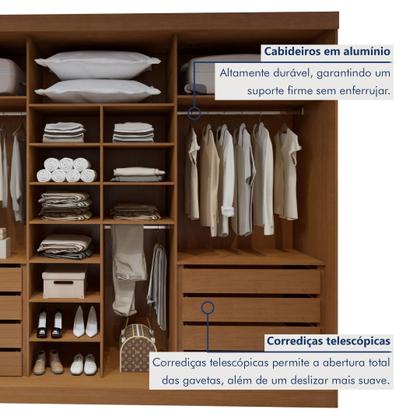 Imagem de Guarda-roupa 6 Portas 100% Mdf Versatil
