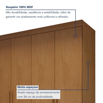 Imagem de Guarda-roupa 6 Portas 100% Mdf Versatil