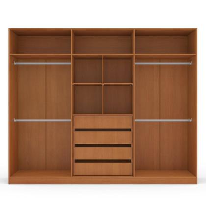 Imagem de Guarda Roupa 6 Portas 4 Gavetas com Espelho Porto