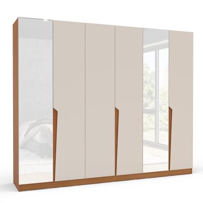 Imagem de Guarda Roupa 6 Portas 4 Gavetas com Espelho Porto